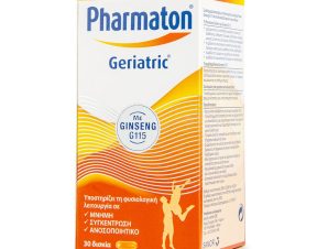 Pharmaton Geriatric Συμπλήρωμα Διατροφής με Συνδυασμό Βιταμινών Μετάλλων Ιχνοστοιχείων & Ginseng G115, 30 Tabs