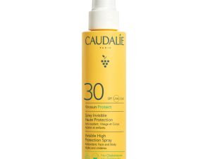Caudalie Vinosun Protect Invisible High Protection Spray Spf30 Λεπτόρρευστη Αντηλιακή Κρέμα Προσώπου, Σώματος Υψηλής Προστασίας για Όλη την Οικογένεια 150ml