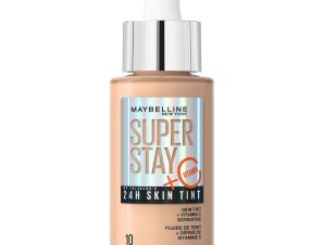 Maybelline Super Stay 24H Skin Tint with Vitamin C Liquid Foundation Υγρό Make Up με Βιταμίνη C για Ομοιόμορφη Κάλυψη έως & 24 Ώρες 30ml – 10