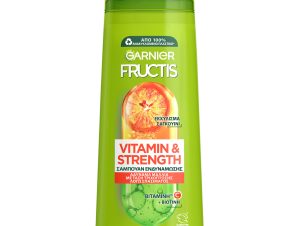 Garnier Fructis Vitamin & Strength Shampoo Σαμπουάν Ενδυνάμωσης για Αδύναμα Μαλλιά που Σπάνε με Τάση Τριχόπτωσης 400ml