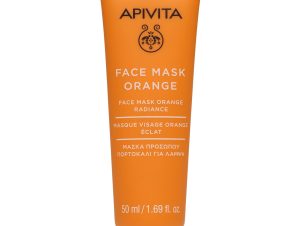 Apivita Face Mask with Orange Μάσκα Λάμψης για Θαμπές Επιδερμίδες με Πορτοκάλι, Όλοι οι Τύποι Δέρματος 50ml