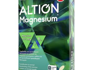 Altion Magnesium Συμπλήρωμα Διατροφής Μαγνησίου & Βιταμινών Β1, Β6 & Β12 για την Καλή Λειτουργιά του Μυϊκού & Νευρικού Συστήματος 375mg, 30tabs