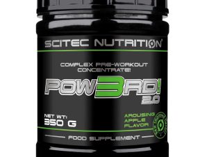 Scitec Nutrition Pow3rd 2.0 Complex Pre-Workout Concetrate Συμπλήρωμα Διατροφής για την Ενίσχυση της Σωματικής, Μυικής Απόδοσης με Γεύση 350g – Arousing Apple