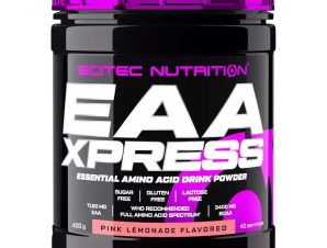 Scitec Nutrition EAA Xpress Essebtial Amino Acid Drink Powder Συμπλήρωμα Διατροφής σε Σκόνη με Αμινοξέα 400g – Pink Lemonade