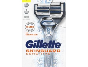 Gillette SkinGuard Sensitive Ξυριστική Μηχανή για Ευαίσθητη Επιδερμίδα 1 Μηχανή & 2 Ανταλλακτικά