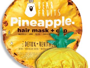 Bear Fruits Pineapple Detox & Revitalise Hair Mask Μάσκα Μαλλιών για Αποτοξίνωση & Ανανέωση 20ml & Σκουφάκι Εφαρμογής 1 Τεμάχιο