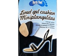 Herbi Feet Miniplangelitas Lined Gel Cushion Μπεζ Μαξιλάρι Μεταταρσίου με Επένδυση 1 Ζευγάρι, Κωδ 6008.19