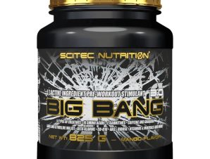Scitec Nutrition Big Bang Pre-Workout Stimulant 3.0 Συμπλήρωμα Διατροφής με 53 Ενεργά Συστατικά, Κατάλληλο για Ενίσχυση Πριν από Έντονη Σωματική Δραστηριότητα 825g – Mango