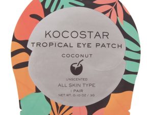 Vican Kocostar Tropical Eye Patch Coconut Κωδ 5608 Επιθέματα Υδρογέλης για Ενυδάτωση της Περιοχής των Ματιών 1 Τεμάχιο