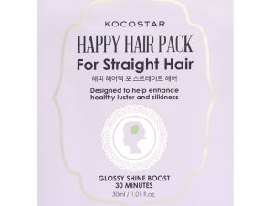 Vican Kocostar Happy Hair Pack for Straight Hair Θρεπτική Μάσκα για Ίσια Μαλλιά 1 Τεμάχιο
