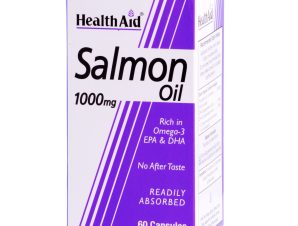 Health Aid Salmon Oil Freshwater 1000mg Καρδιαγγειακή και Κυκλοφορική Προστασία 60tabs