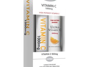 Power of Nature Πακέτο Προσφοράς Vitamin C 1000mg, 20 Effer.tabs & Ultra Vitamin C 500mg, 20 Effer.tabs